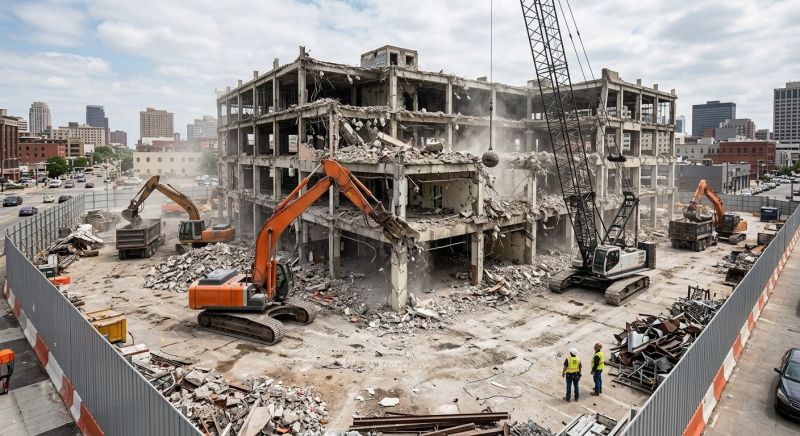 Apartment Demolition in Sacramento, CA